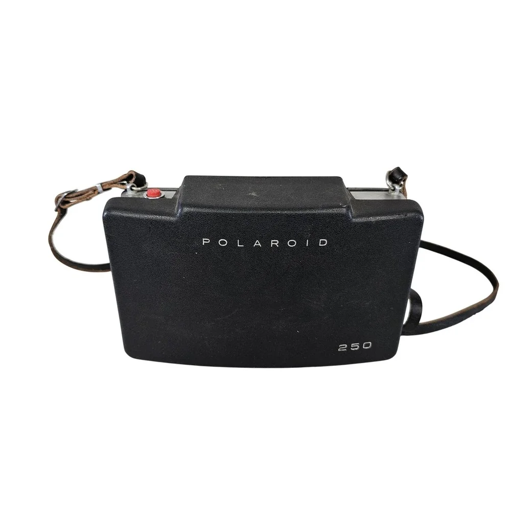Vintage Polaroid Automatic 250 Land Camera Folding Packfilm Parts Only Type 100